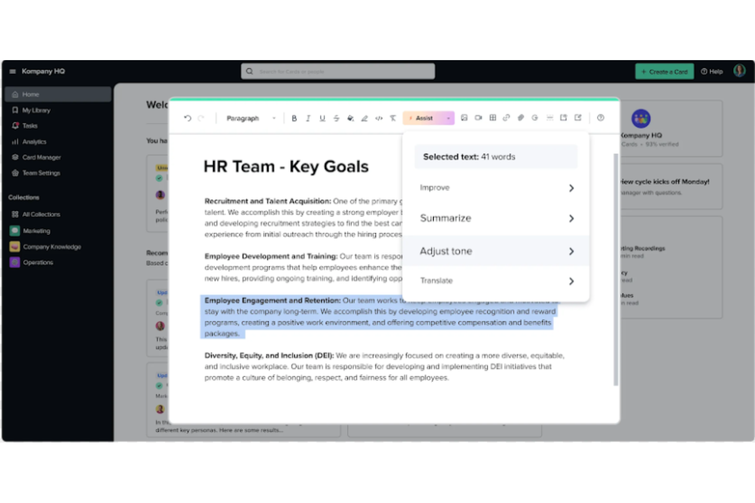 Guru screenshot - Le 10 migliori strumenti per la produttività recensiti per il 2026