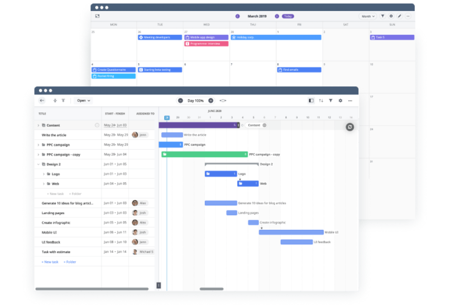 GoodDay screenshot - I 10 migliori software gratuiti per diagrammi di Gantt recensiti per il 2026