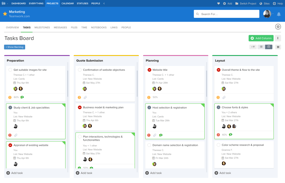 Teamwork.com screenshot - 10 Migliori Strumenti di Gestione dei Progetti per Piccole Imprese 2026