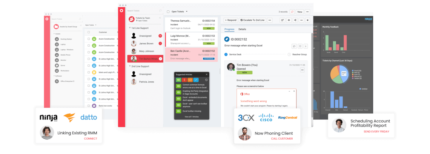 HaloPSA screenshot - I 10 Migliori Software per Servizi Professionali Recensiti per il 2026