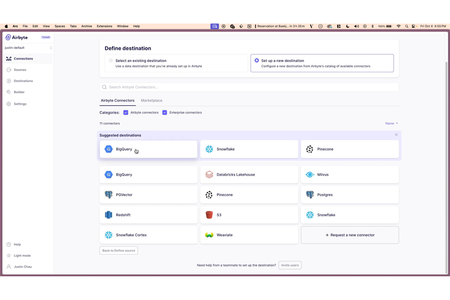 Airbyte screenshot - Las 10 mejores alternativas a Jitterbit en 2026