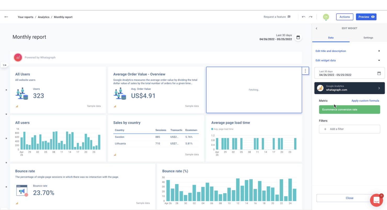 Whatagraph screenshot - Ho testato 10 strumenti di reporting: le mie scelte migliori per il 2026