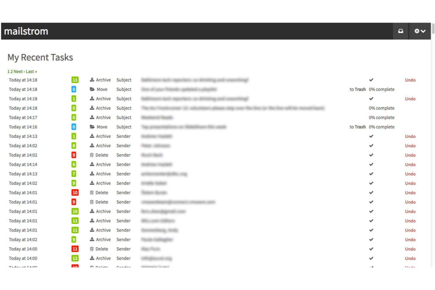 Mailstrom screenshot - Las 10 Mejores Herramientas de Gestión de Correo Electrónico en 2026