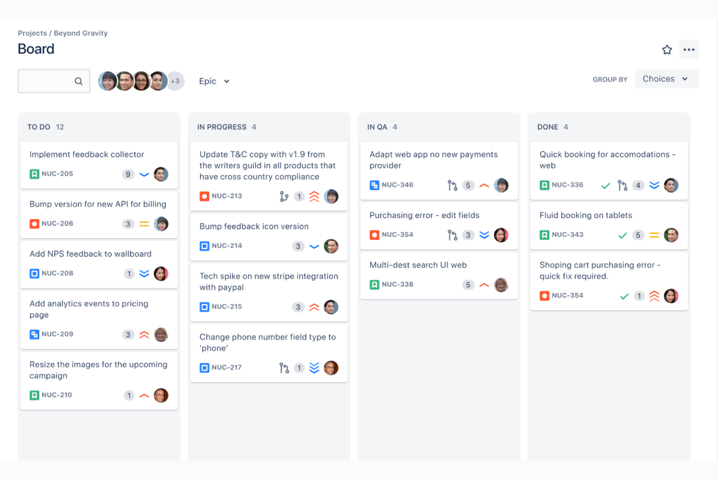 Jira screenshot - Le 20 migliori alternative a Linear nel 2026