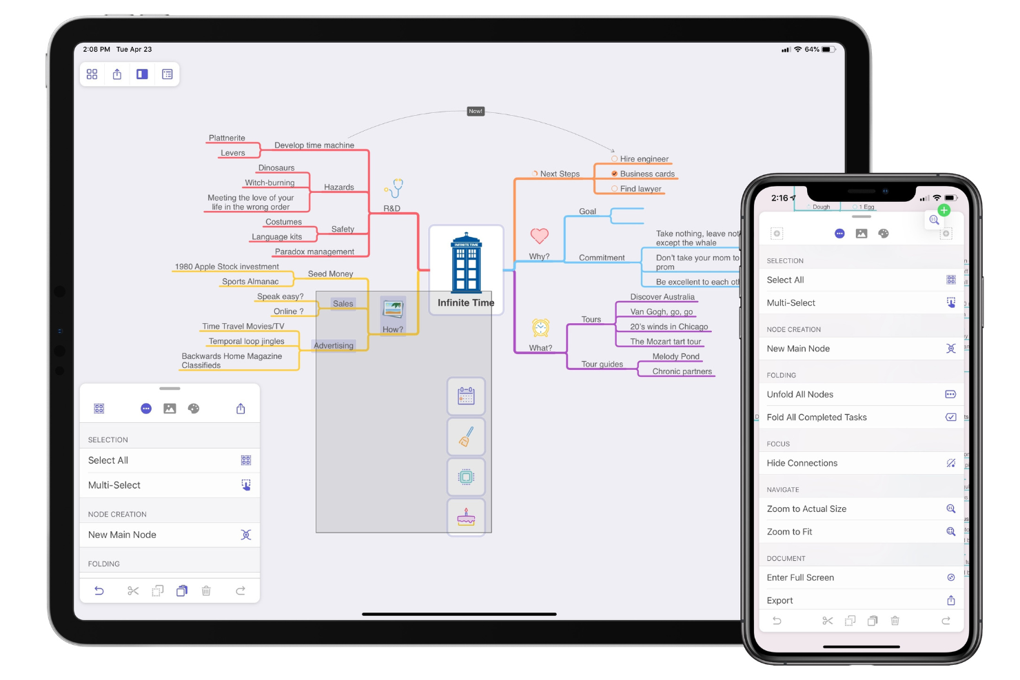 MindNode screenshot - Le 10 Migliori App per Mind Mapping su Mac nel 2026
