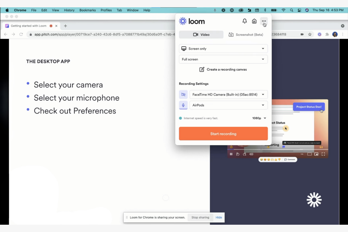 Loom screenshot - Die 10 besten Scribe-Alternativen im Test 2026
