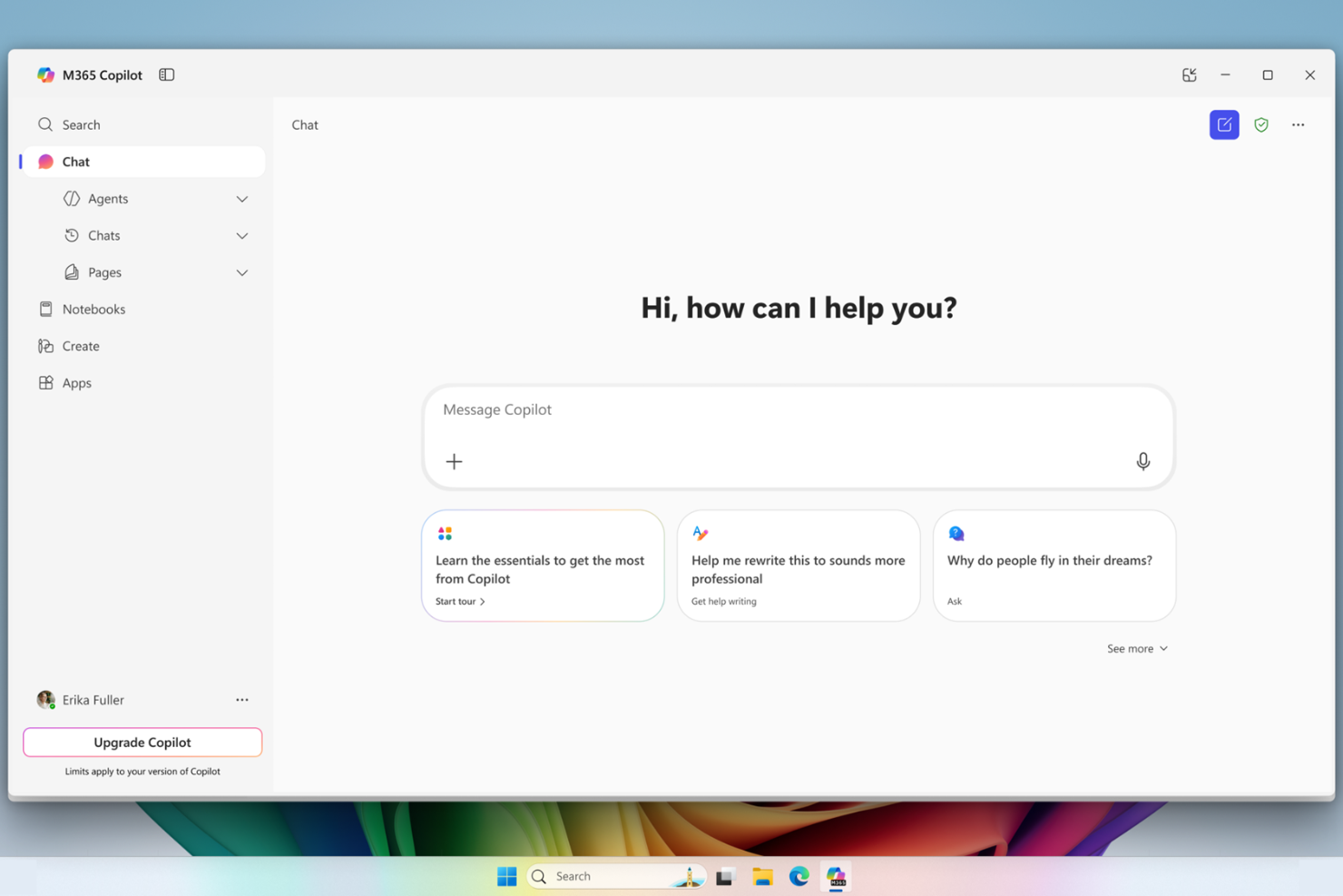 Microsoft 365 Copilot screenshot - 18 Beste AI-software voor kennisbeheer in 2026