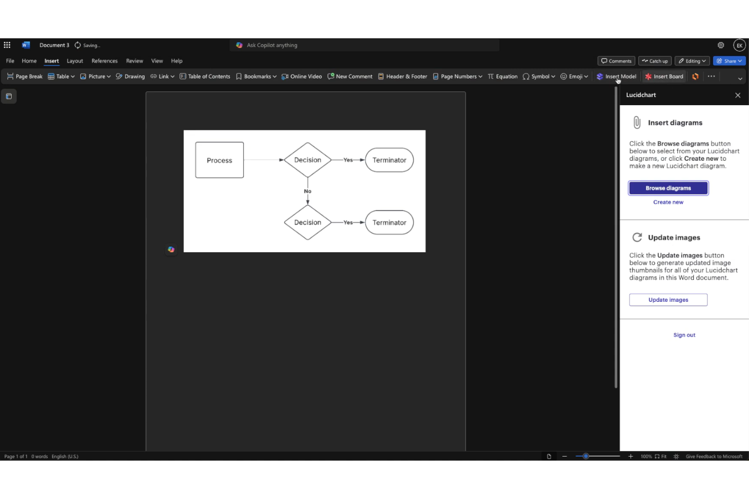 Lucidchart screenshot - 10 beste alternatieven voor SmartDraw in 2026