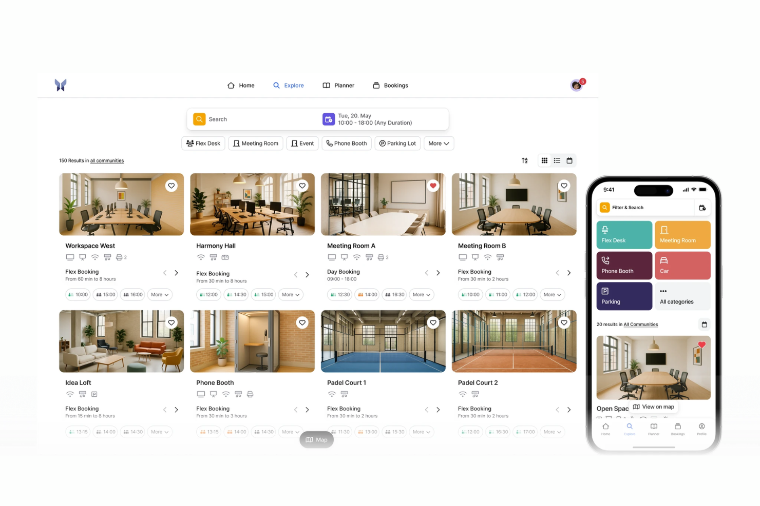 anny screenshot - 10 beste software voor het boeken van flexibele werkplekken voor bedrijven in 2026