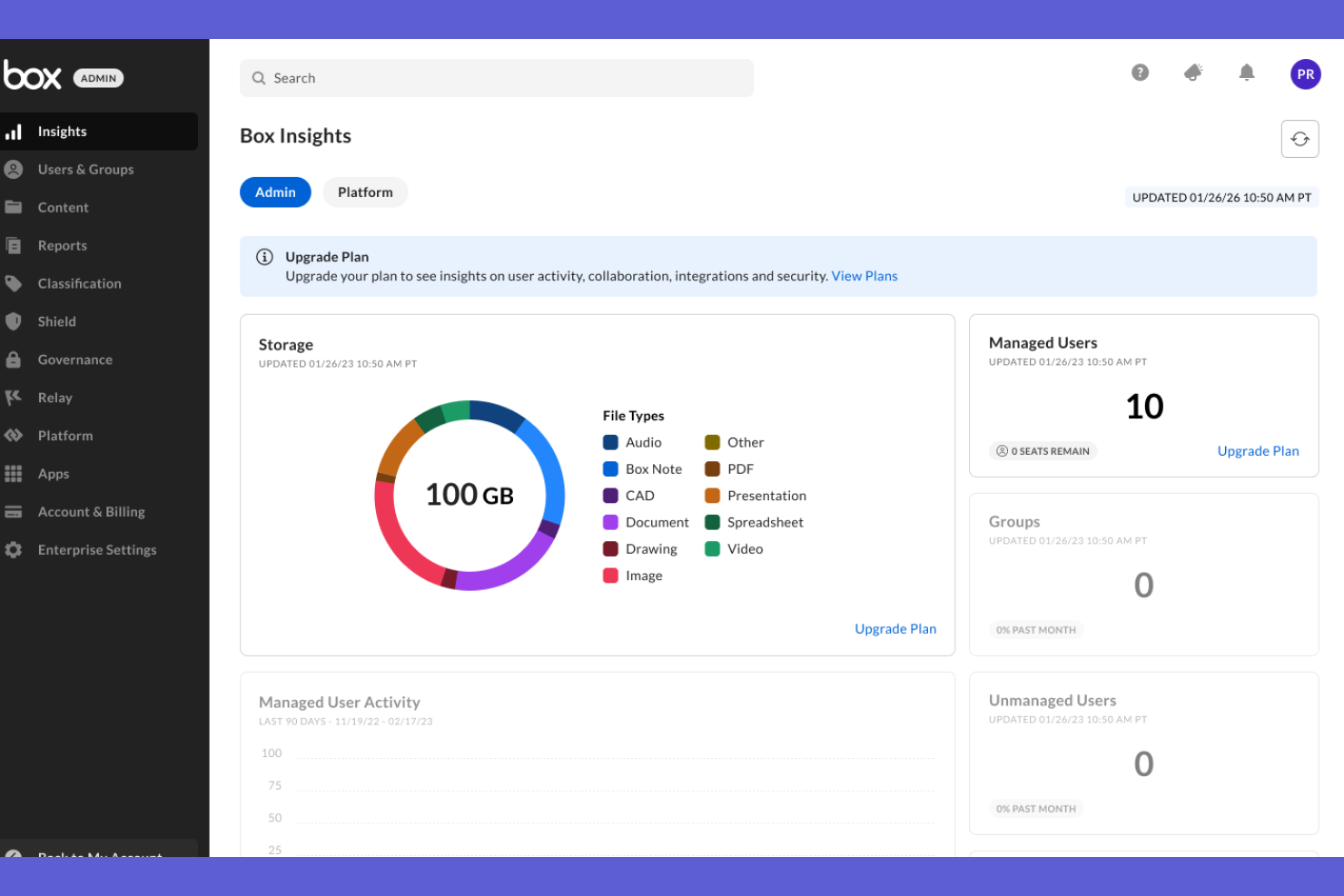 Box screenshot - 10 beste SmartVault-alternatieven in 2026