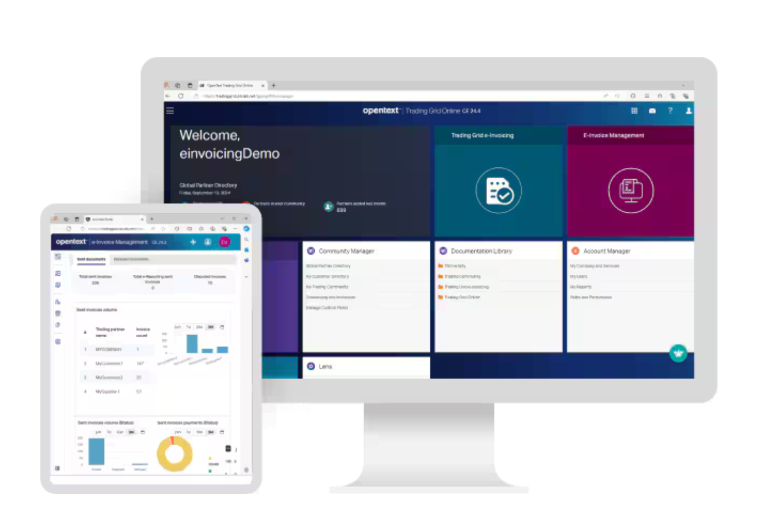 OpenText screenshot - 10 beste softwareoplossingen voor e-facturatie in 2026