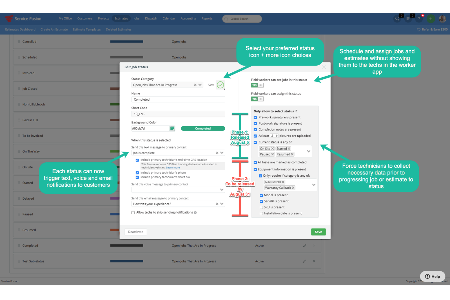 Service Fusion screenshot - 10 Beste Simpro-alternatieven in 2026