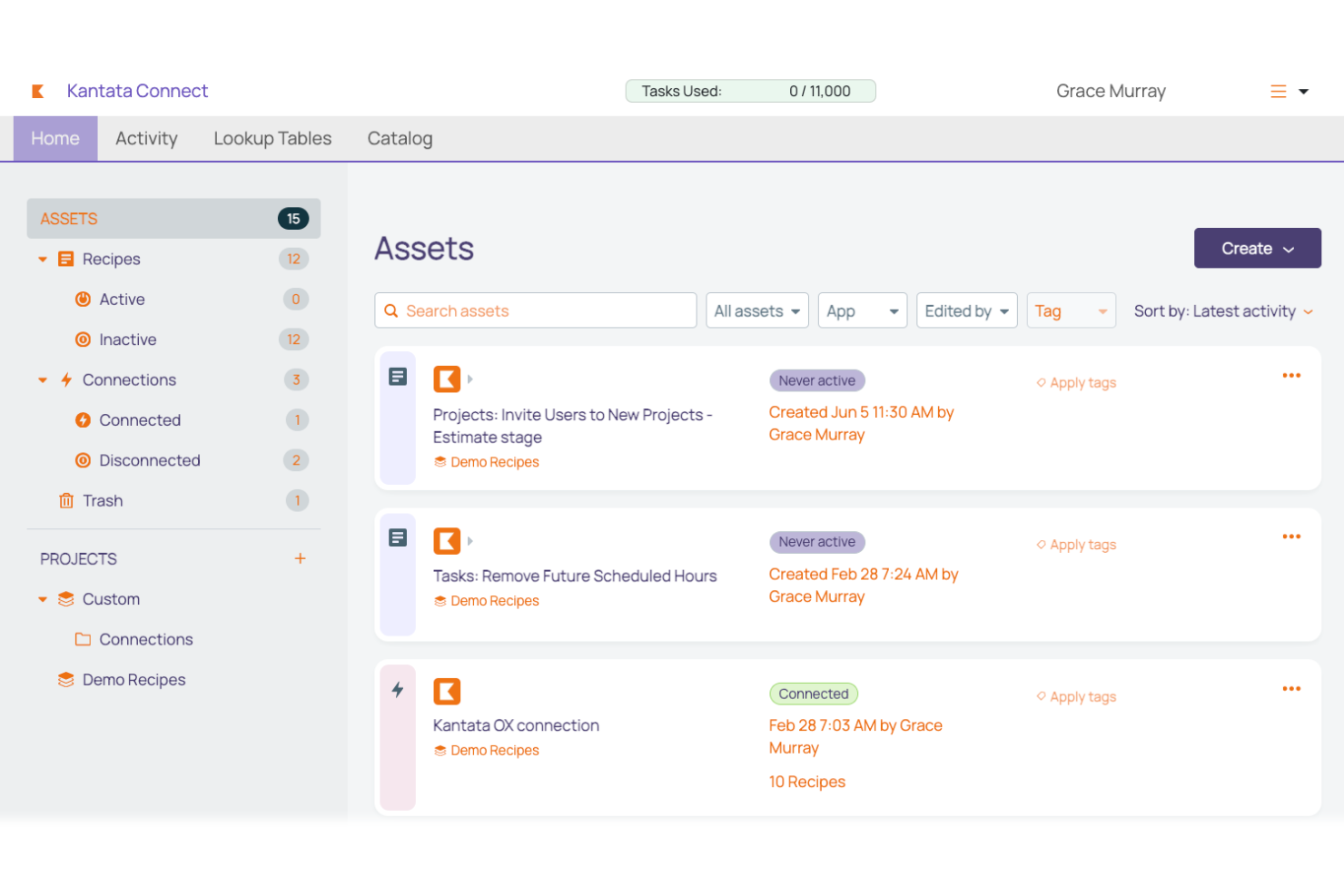 Kantata screenshot - 10 beste AI-software voor projectmanagementbureaus in 2026