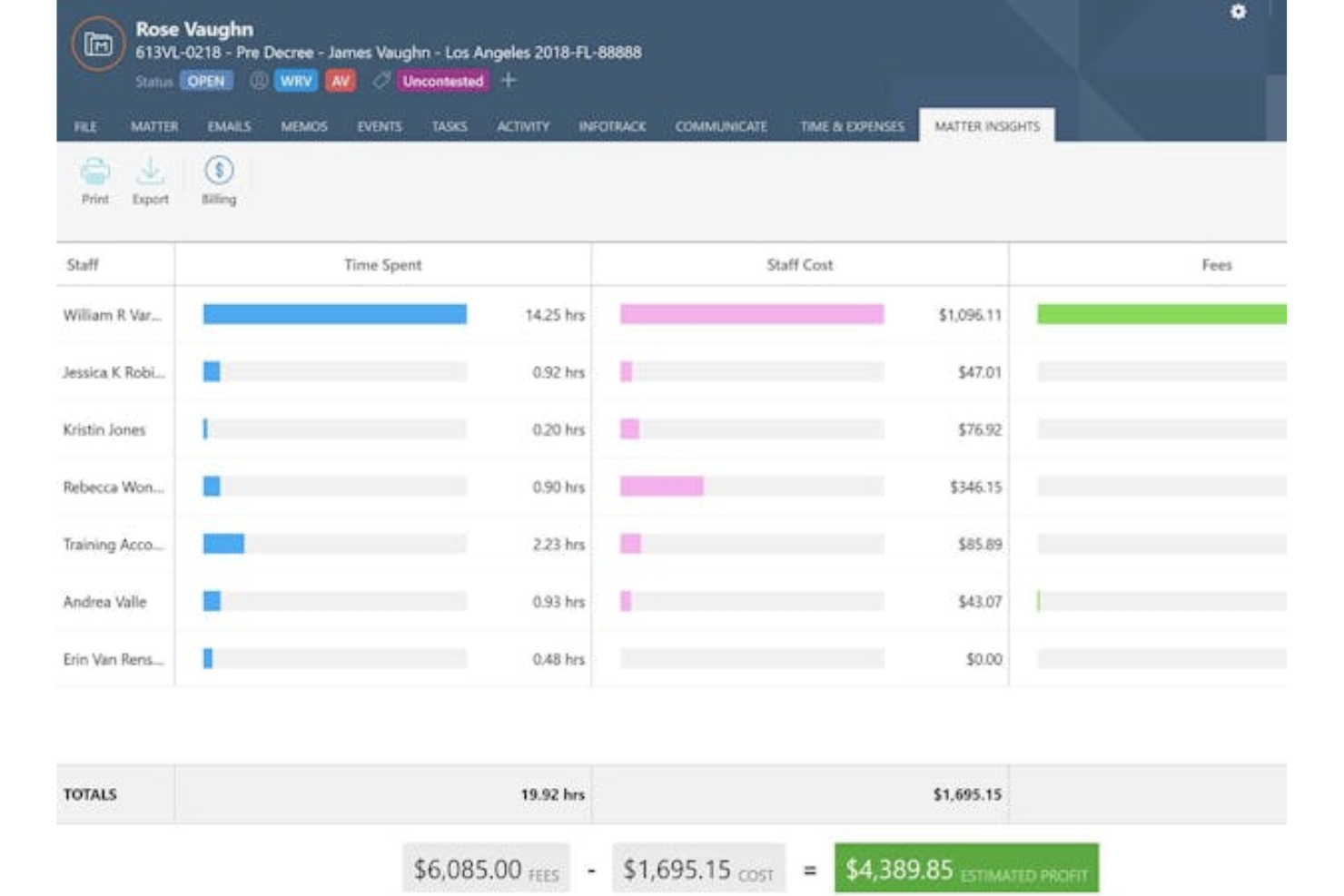 Smokeball screenshot - 10 beste projectmanagementsoftware voor advocaten in 2026