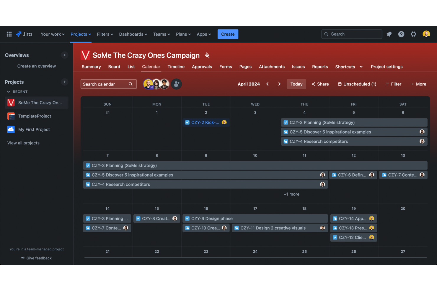 Jira screenshot - 10 projectmanagementtools voor softwareontwikkeling in 2026