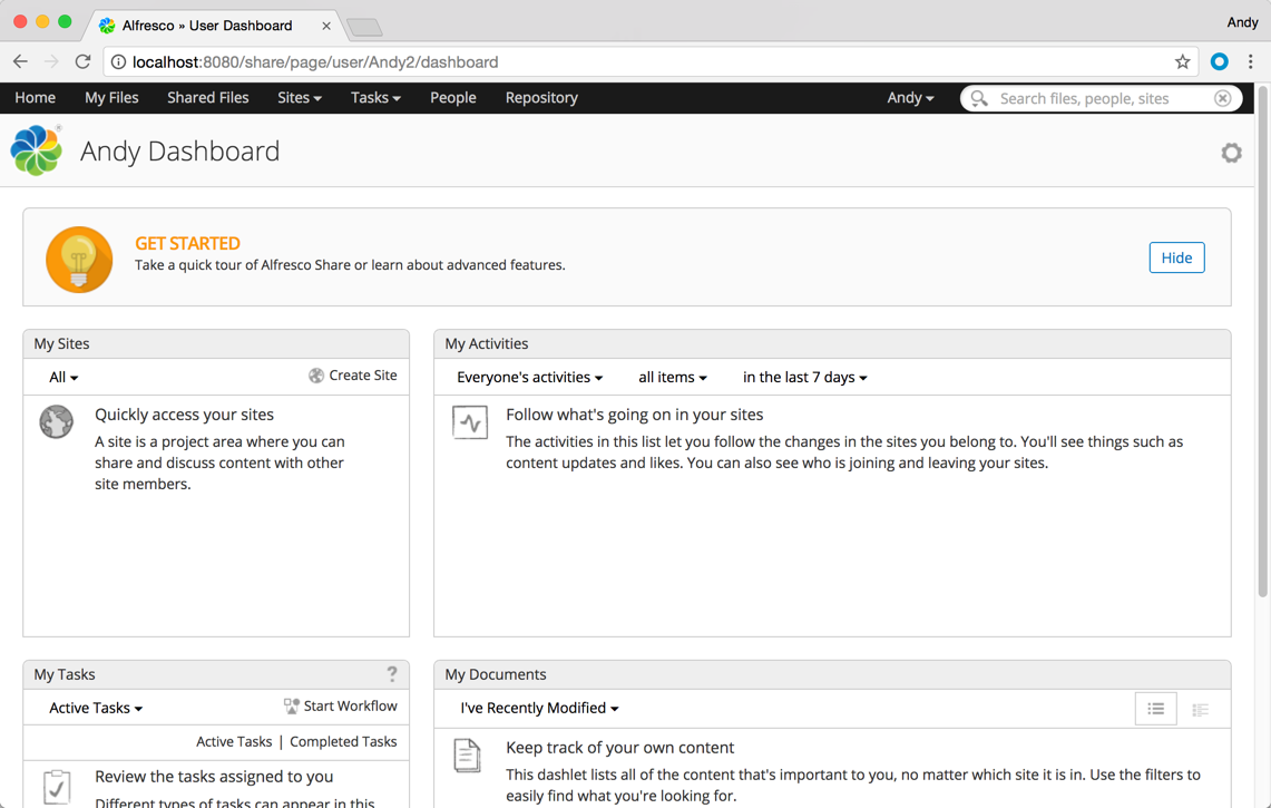 Hyland Alfresco screenshot - 10 Beste betaalbare documentbeheersoftware voor 2026