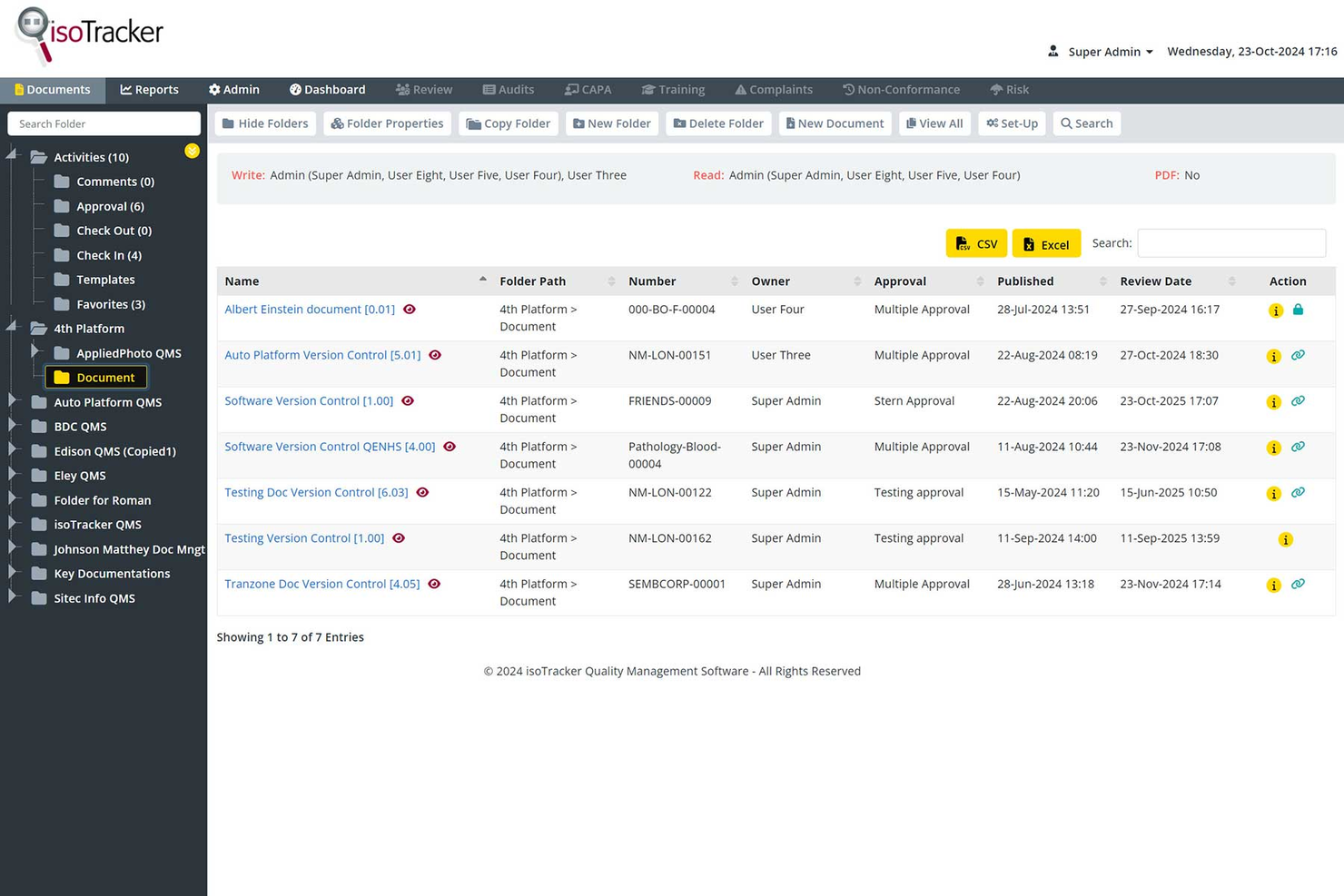 isoTracker screenshot - 10 Beste betaalbare documentbeheersoftware voor 2026