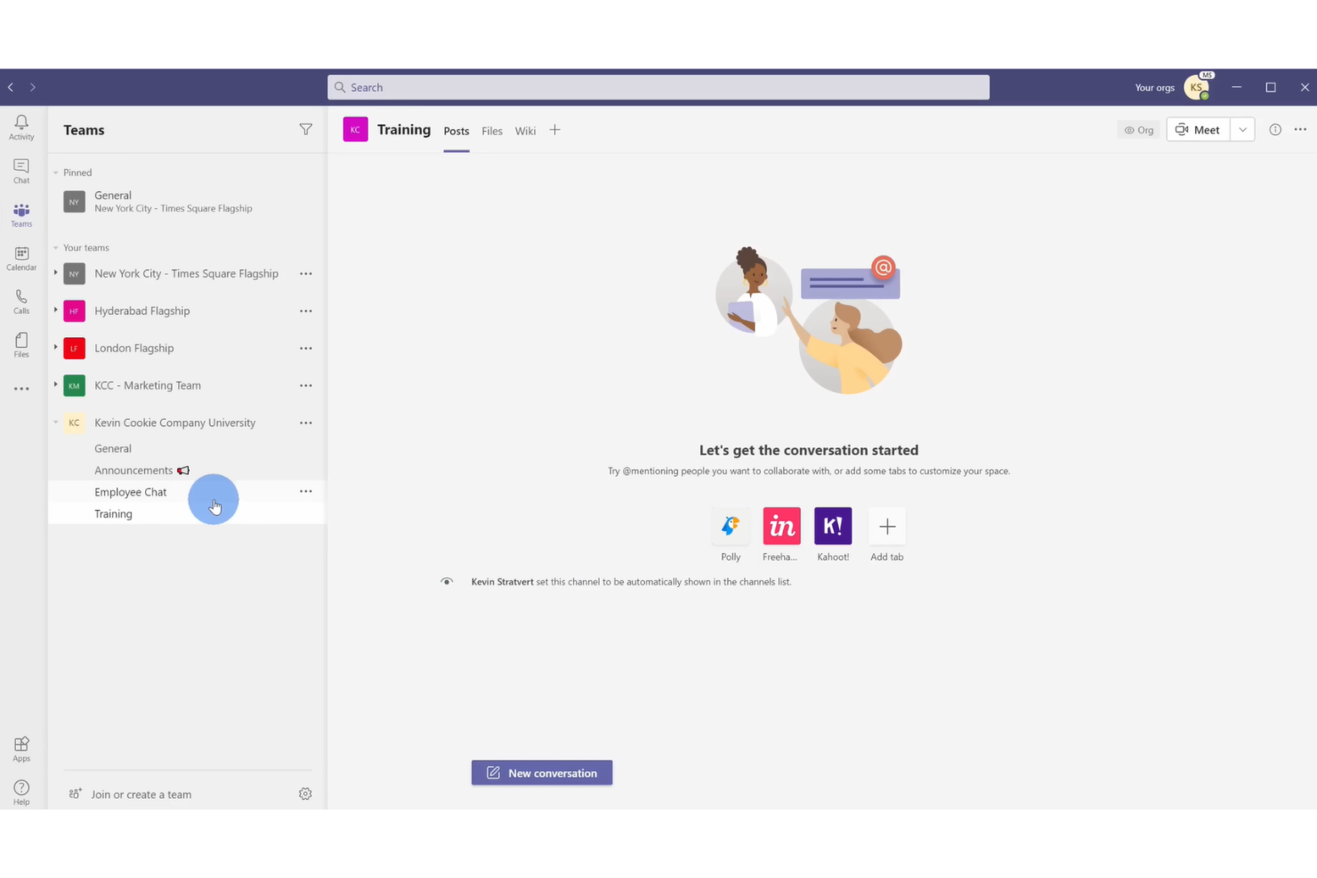 Microsoft Teams screenshot - 10 Egnyte-alternatieven voor 2026