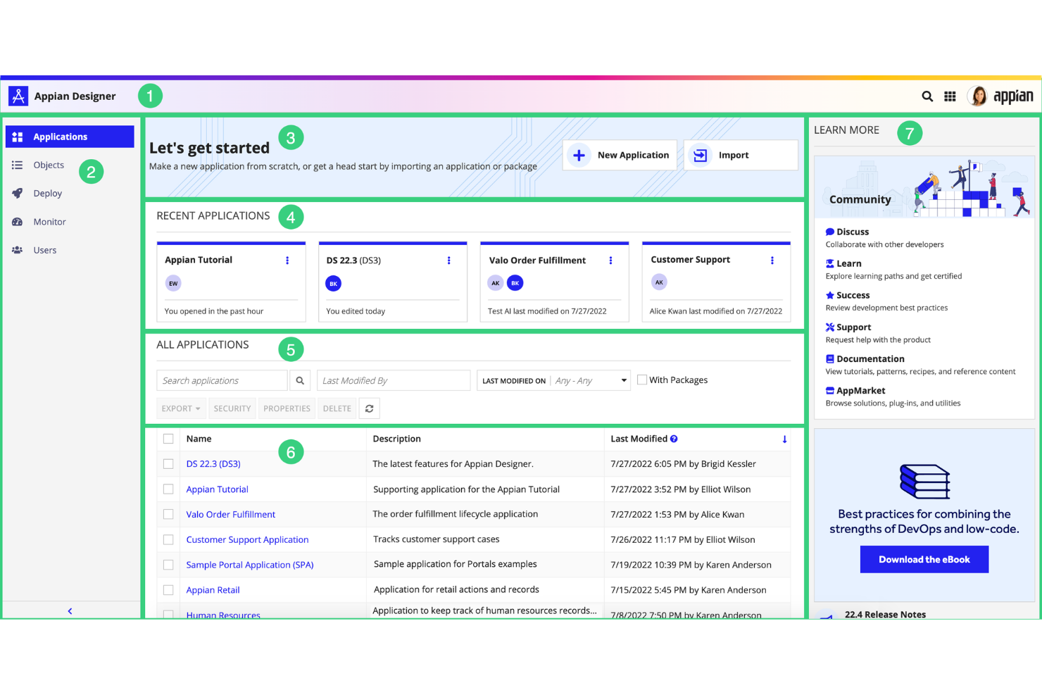 Appian screenshot - 10 beste Moxo-alternatieven voor 2026
