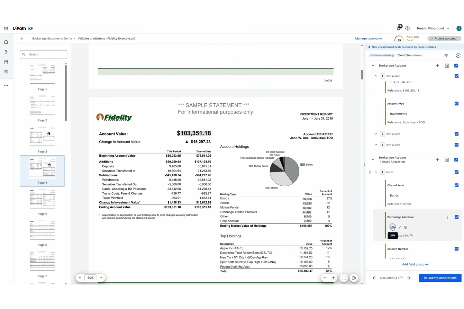 UiPath screenshot - 10 beste Moxo-alternatieven voor 2026