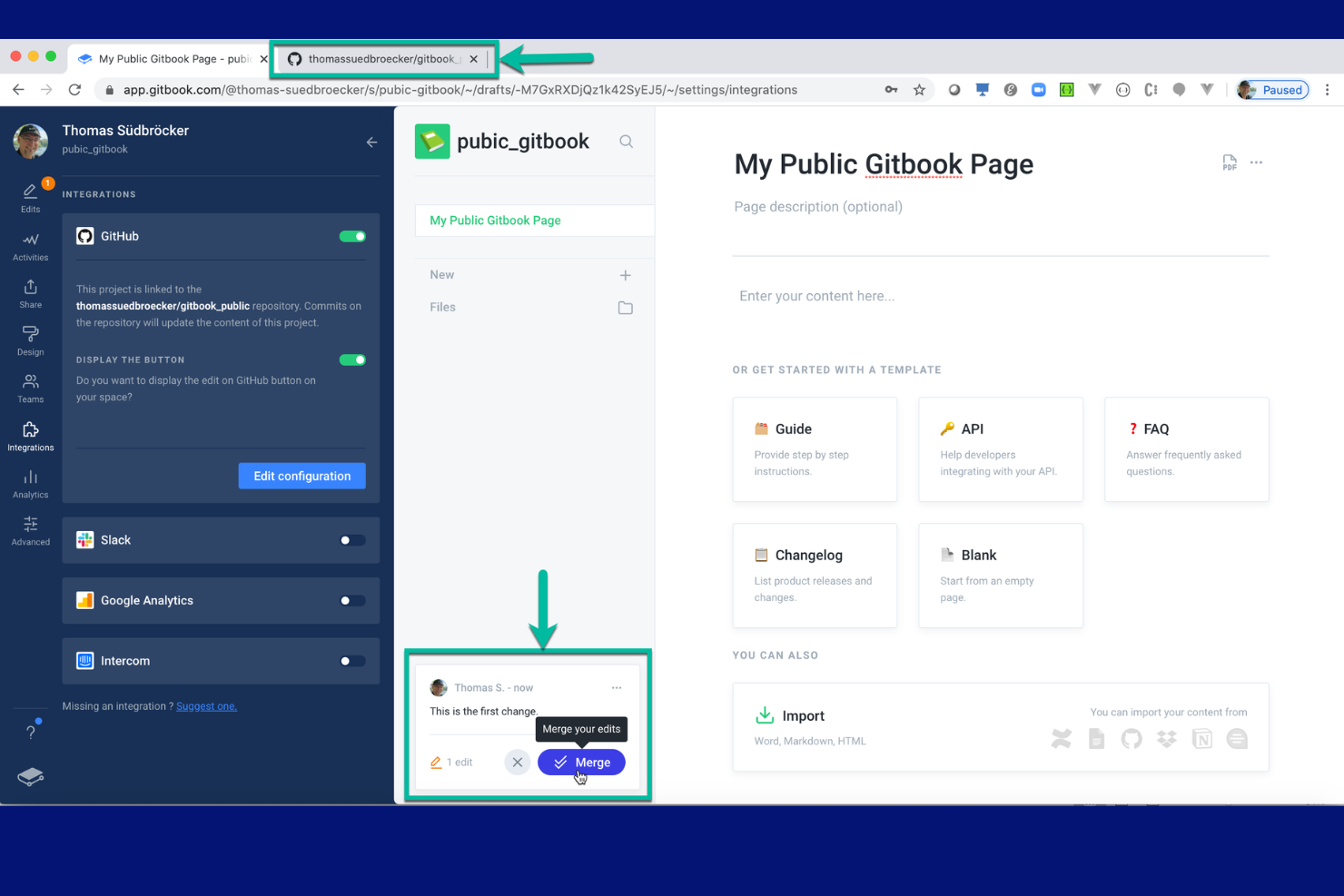 GitBook screenshot - 10 beste Slite-alternatieven geselecteerd voor 2026