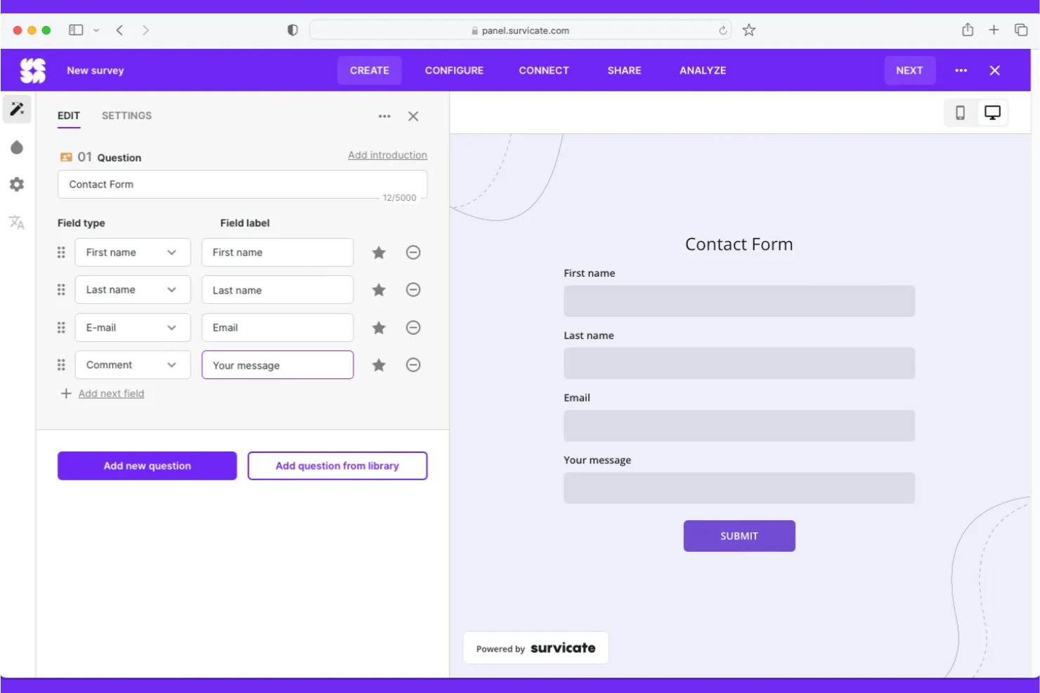 Tally screenshot - 10 beste alternatieven voor Google Forms voor 2026