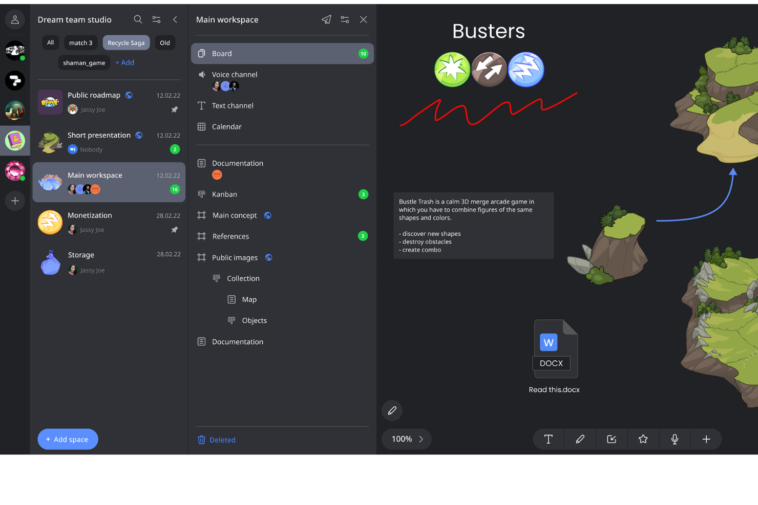 Weje screenshot - 17 beste alternatieven voor Microsoft Whiteboard in 2026