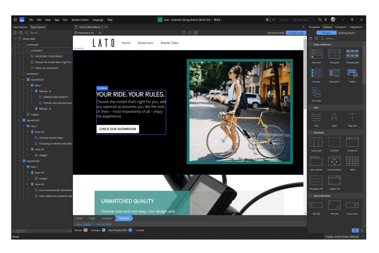 Mendix screenshot - 10 Beste Zoho Creator-alternatieven voor 2026