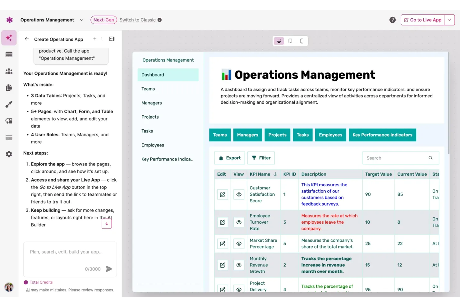 Knack screenshot - 10 FileMaker-alternatieven voor 2026