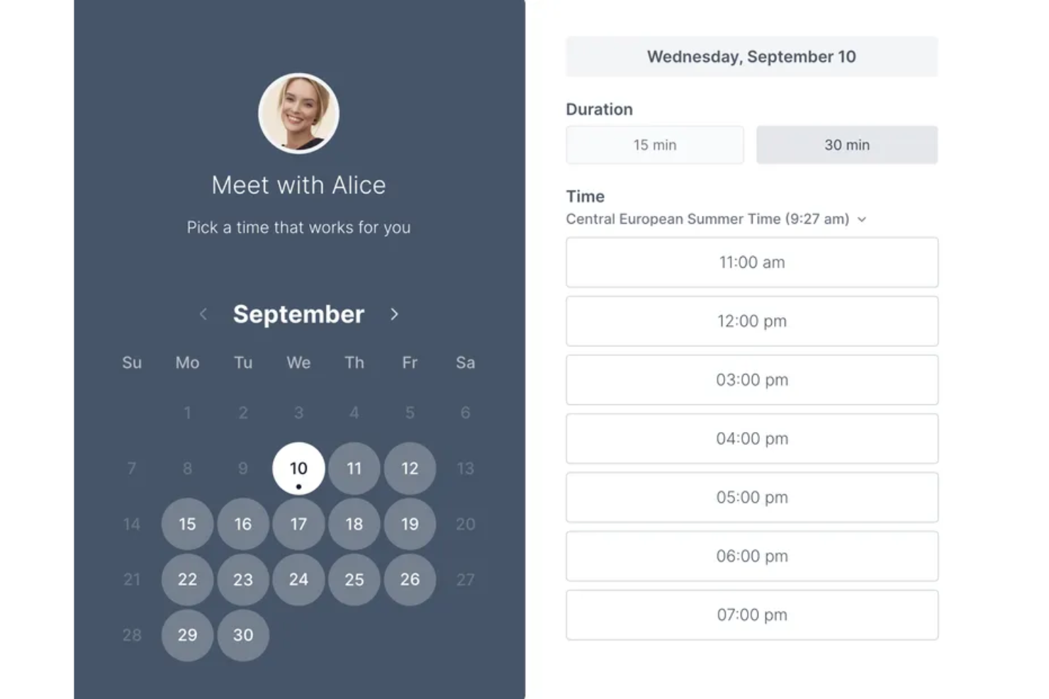 Koalendar screenshot - 10 alternatieven voor Google Agenda voor 2026