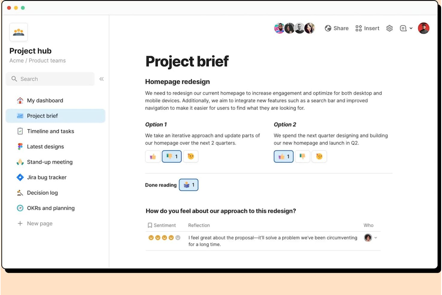 Coda screenshot - 10 beste Quip-alternatieven geselecteerd voor 2026 voor teamsamenwerking en productiviteit
