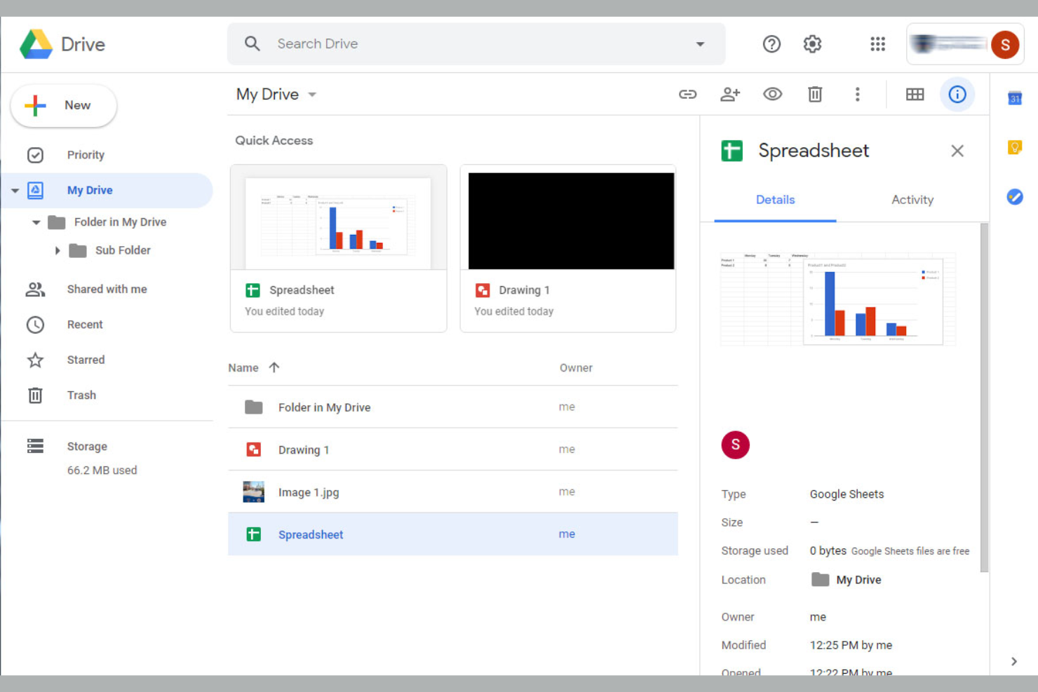 Google Drive screenshot - 10 beste software voor persoonlijk documentbeheer voor 2026