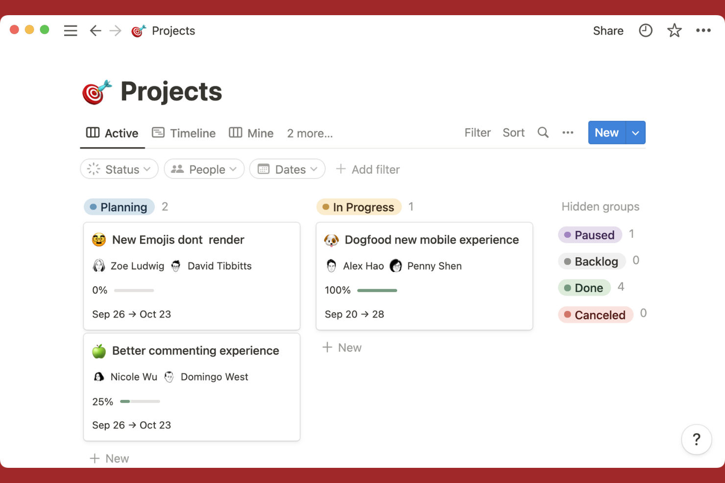 Notion screenshot - 10 softwaretools voor probleem- en projectbeheer voor 2026