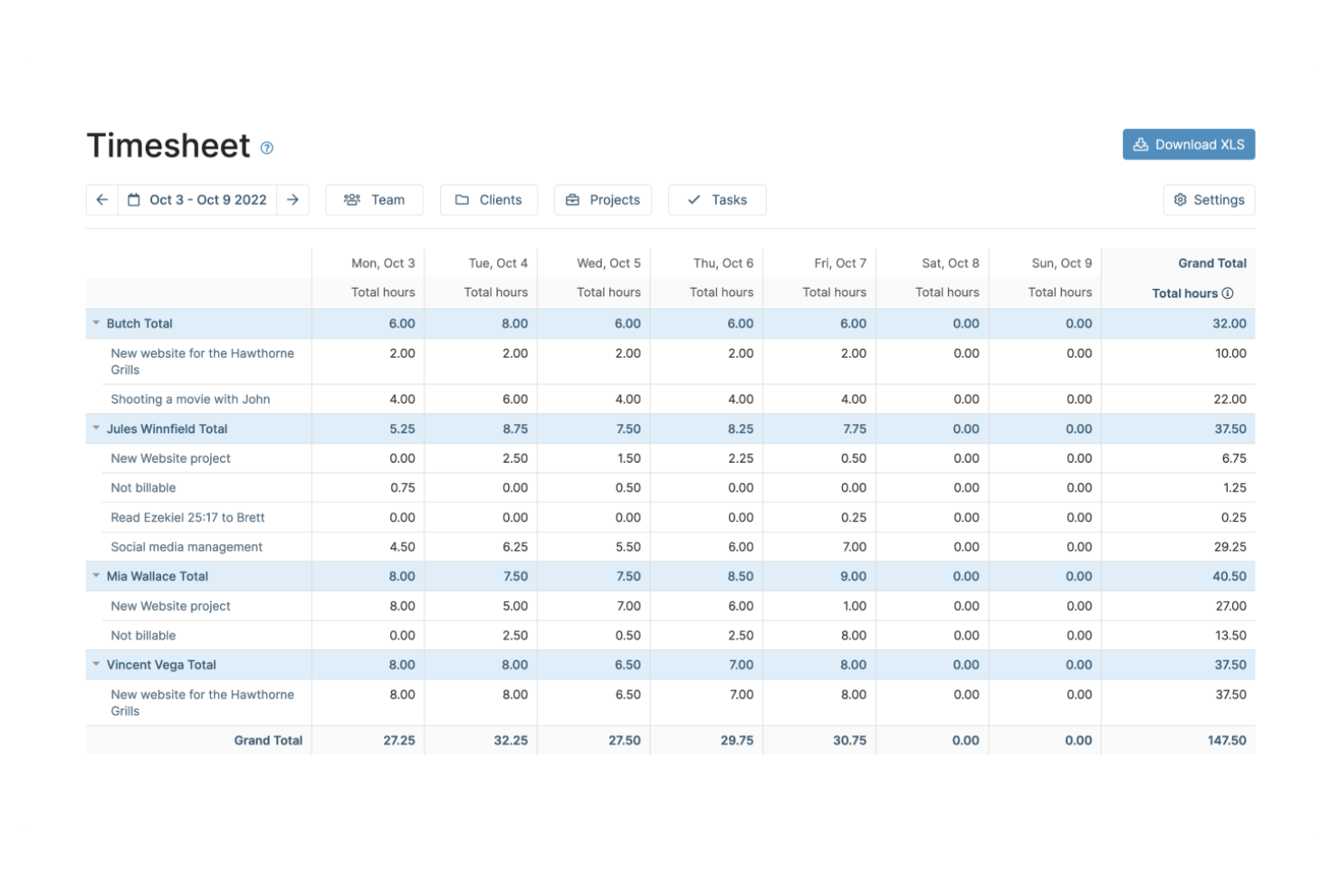 My Hours screenshot - 10 Alternatieven voor Toggl voor 2026