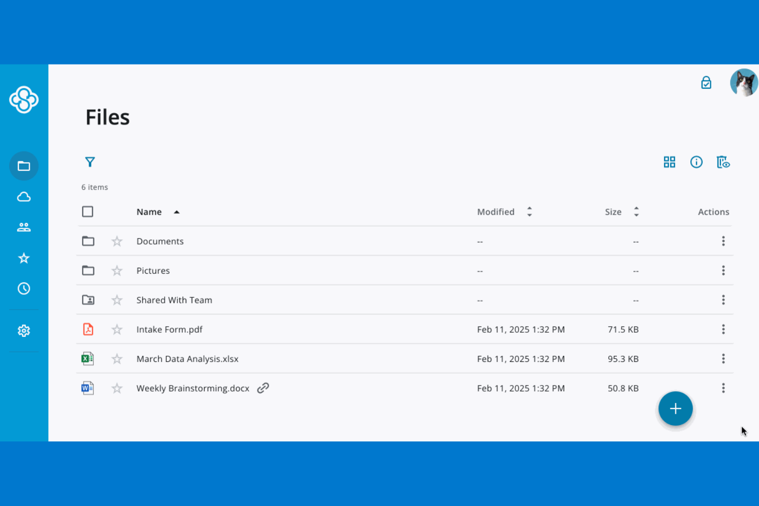 Sync.com screenshot - 10 Mega-alternatieven voor 2026