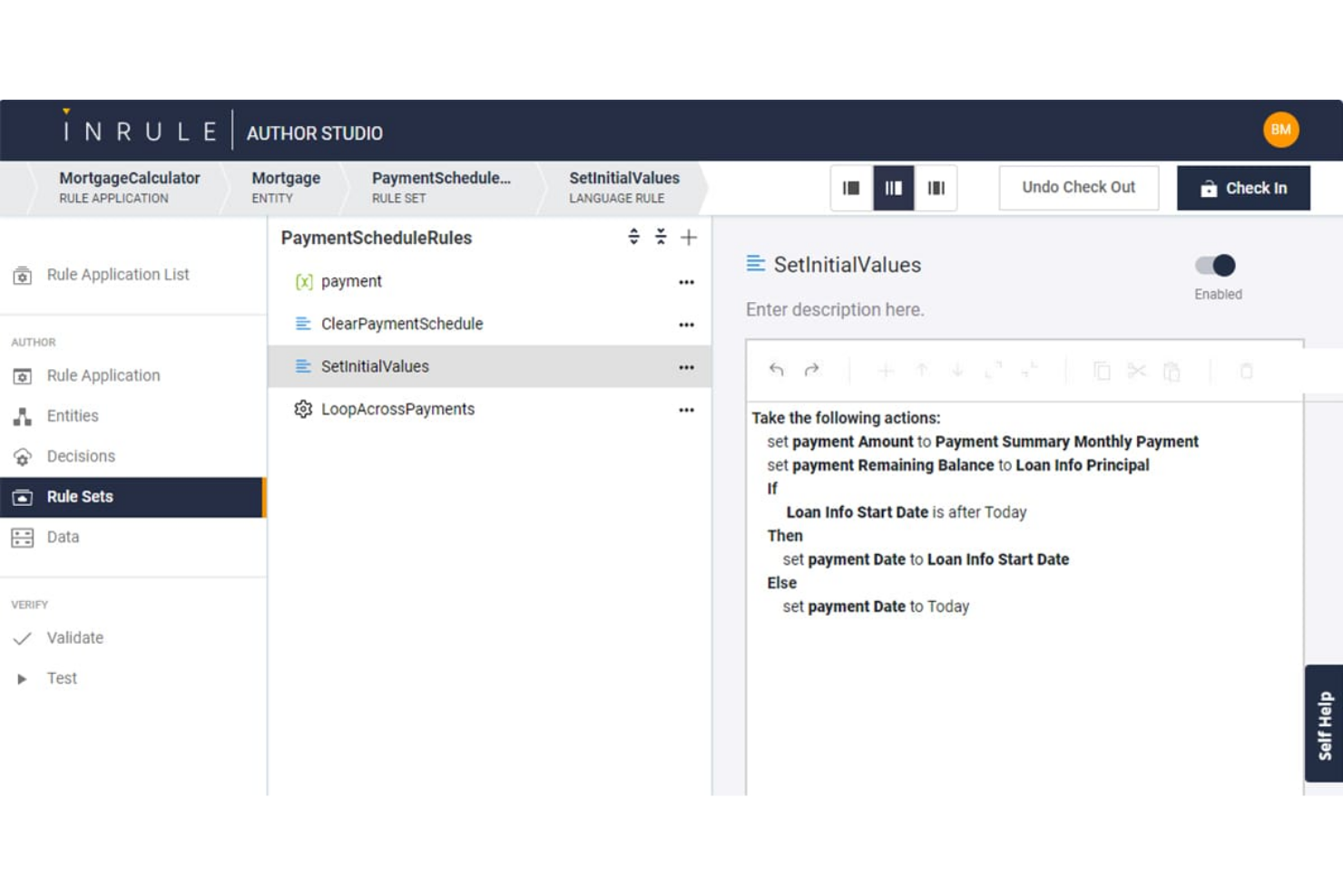 InRule screenshot - 10 geselecteerde softwareoplossingen voor bedrijfsregel-engines voor 2026