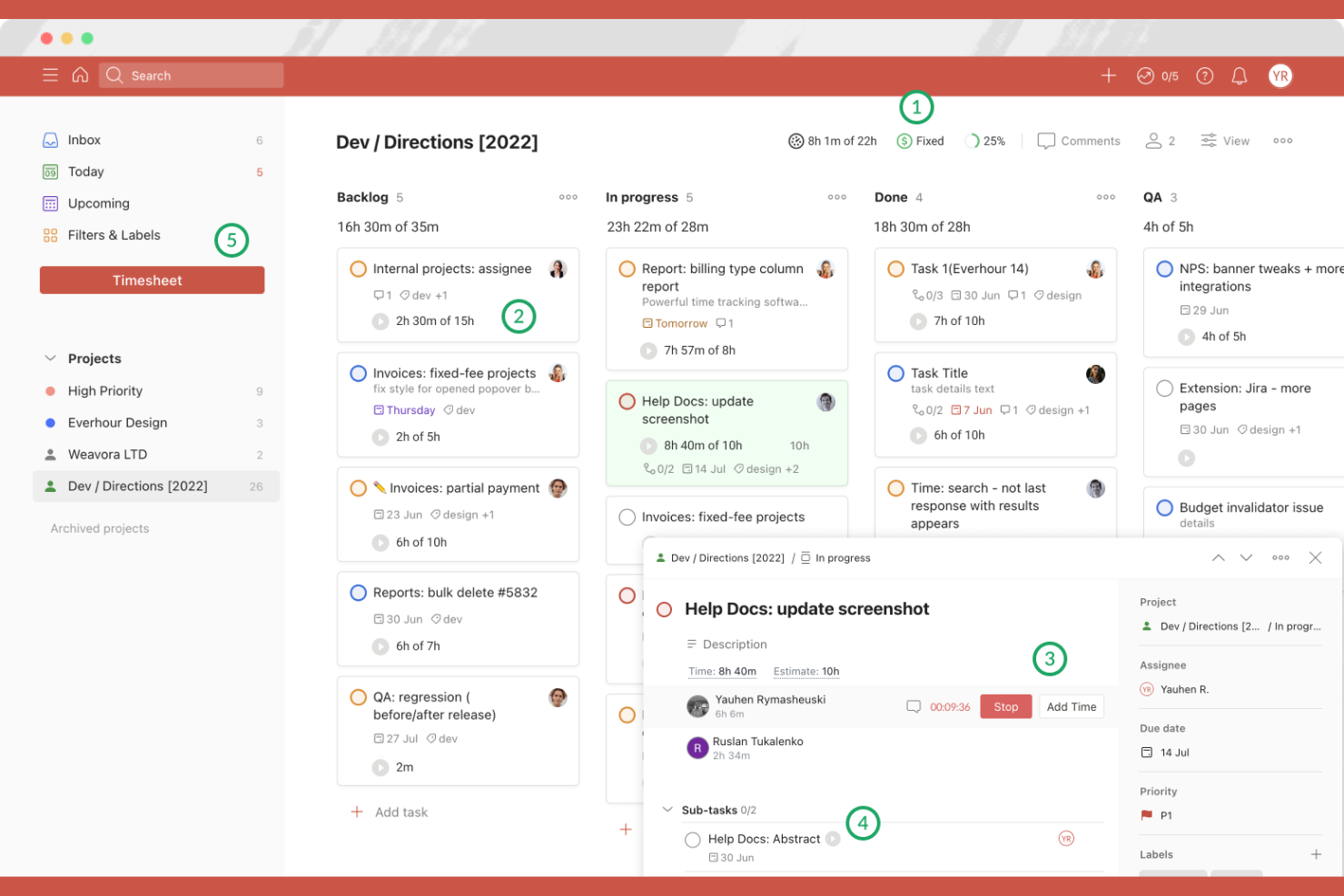 Todoist screenshot - 19 alternatieven voor Akiflow, geselecteerd voor 2026 voor slimmer taak- en agendabeheer