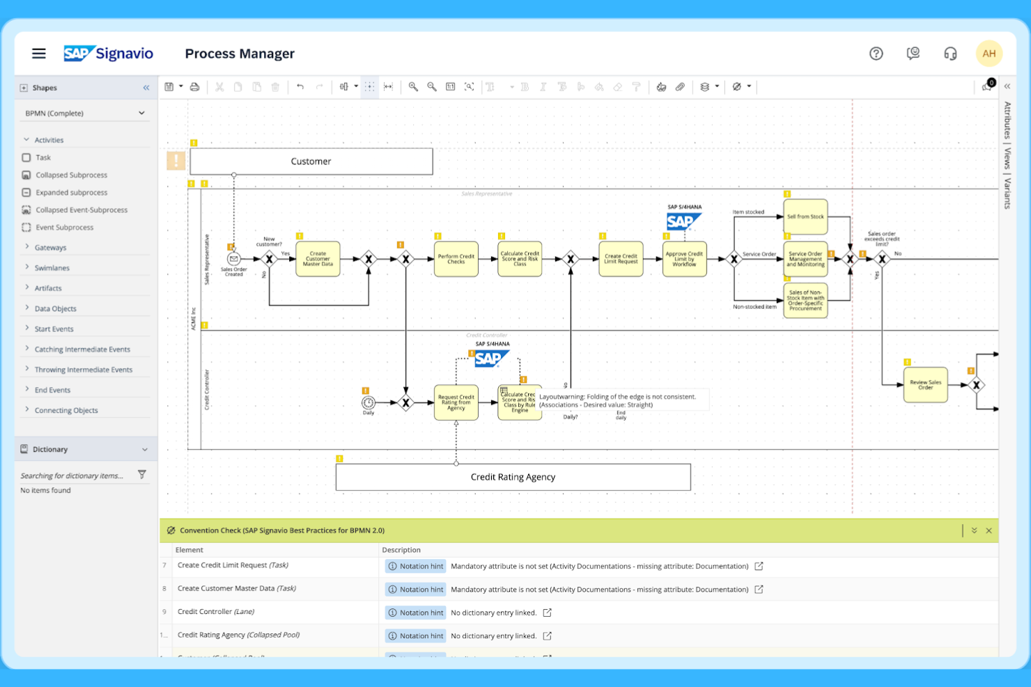 SAP Signavio screenshot - 10 beste Appian-alternatieven voor 2026