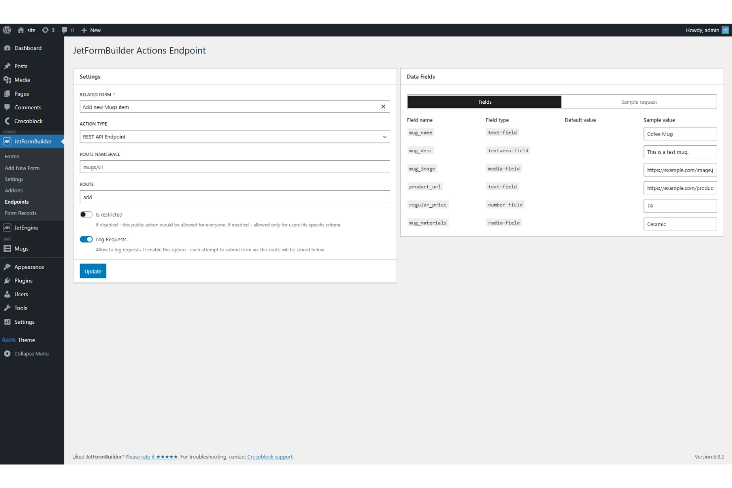 JetFormBuilder screenshot - 10 beste alternatieven voor Gravity Forms voor 2026