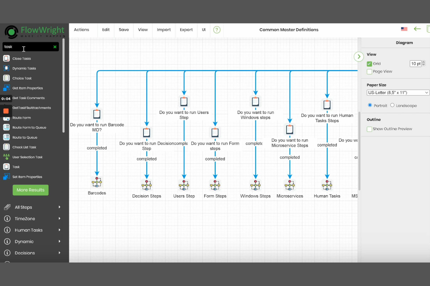 FlowWright screenshot - 10 beste Appian-alternatieven voor 2026