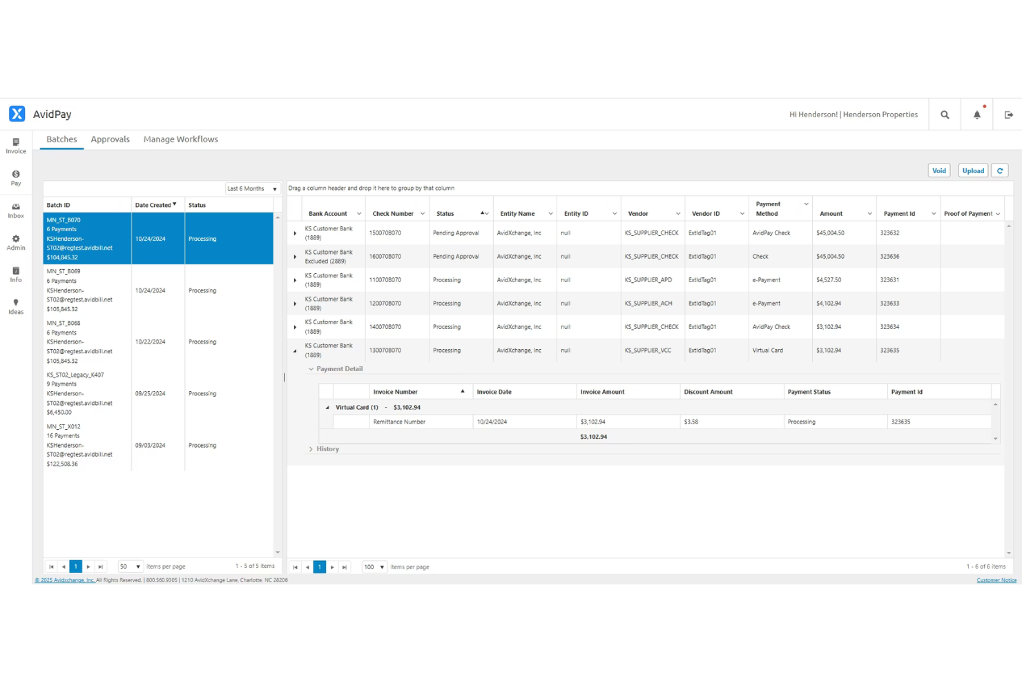 AvidXchange screenshot - 10 beste software voor factuurgoedkeuring voor 2026