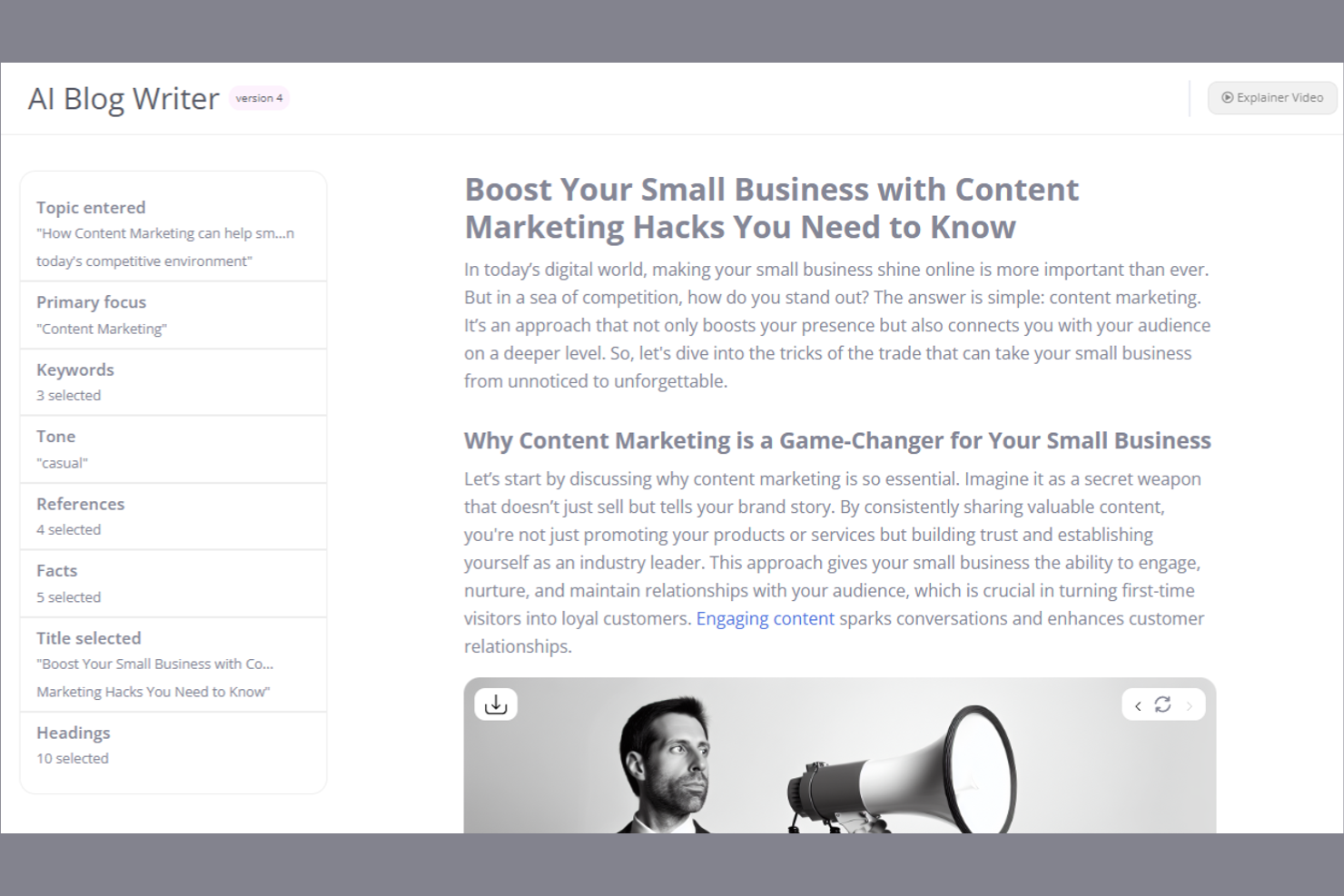 ContentBot screenshot - 10 Beste alternatieven voor Templafy voor 2026