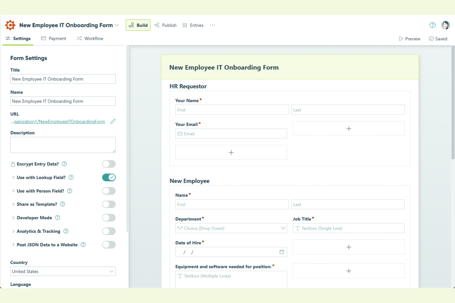 Cognito Forms screenshot - 10 Formstack-alternatieven in 2026