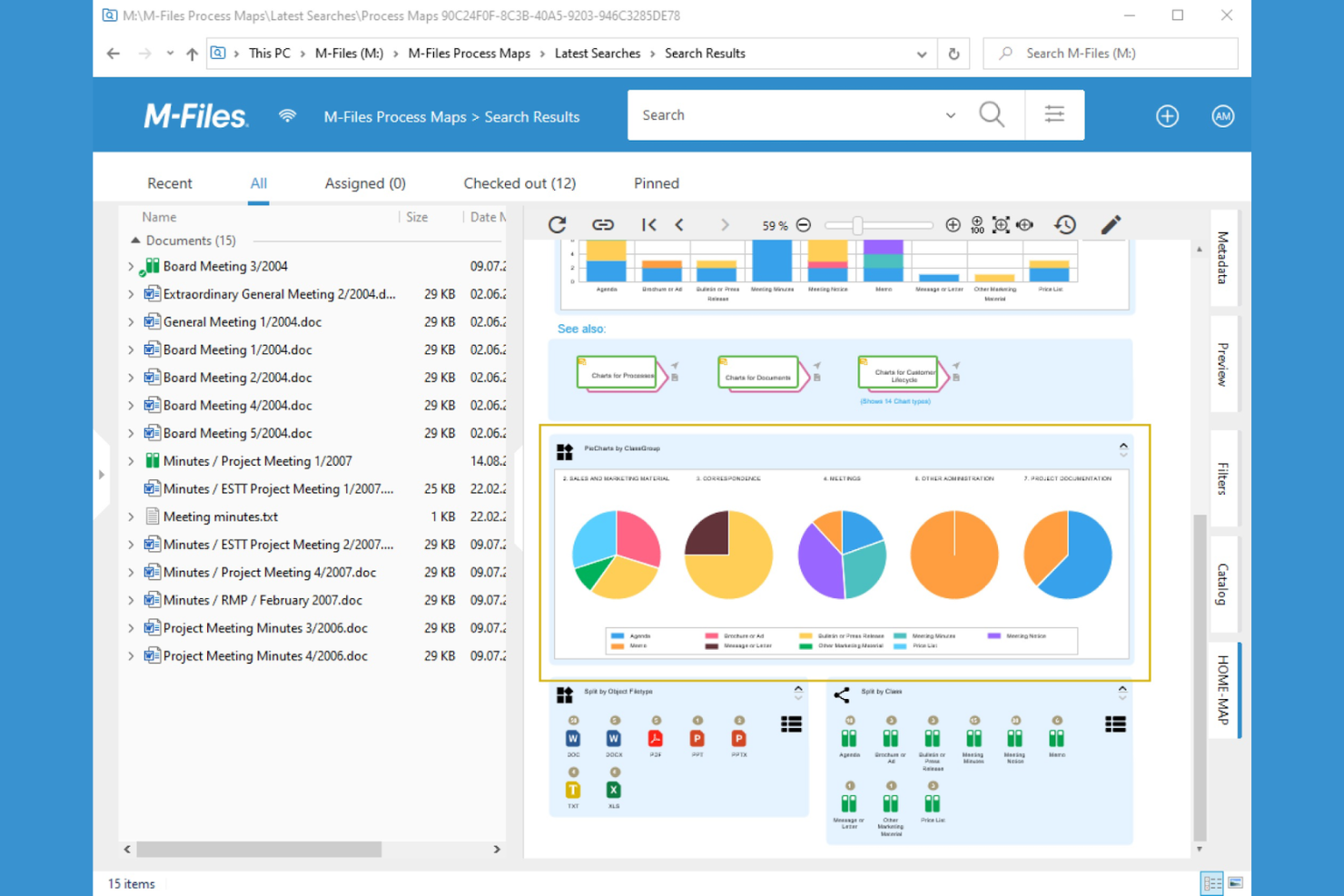 M-Files screenshot - 10 beste softwareoplossingen voor documentbeheer van klanten voor 2026