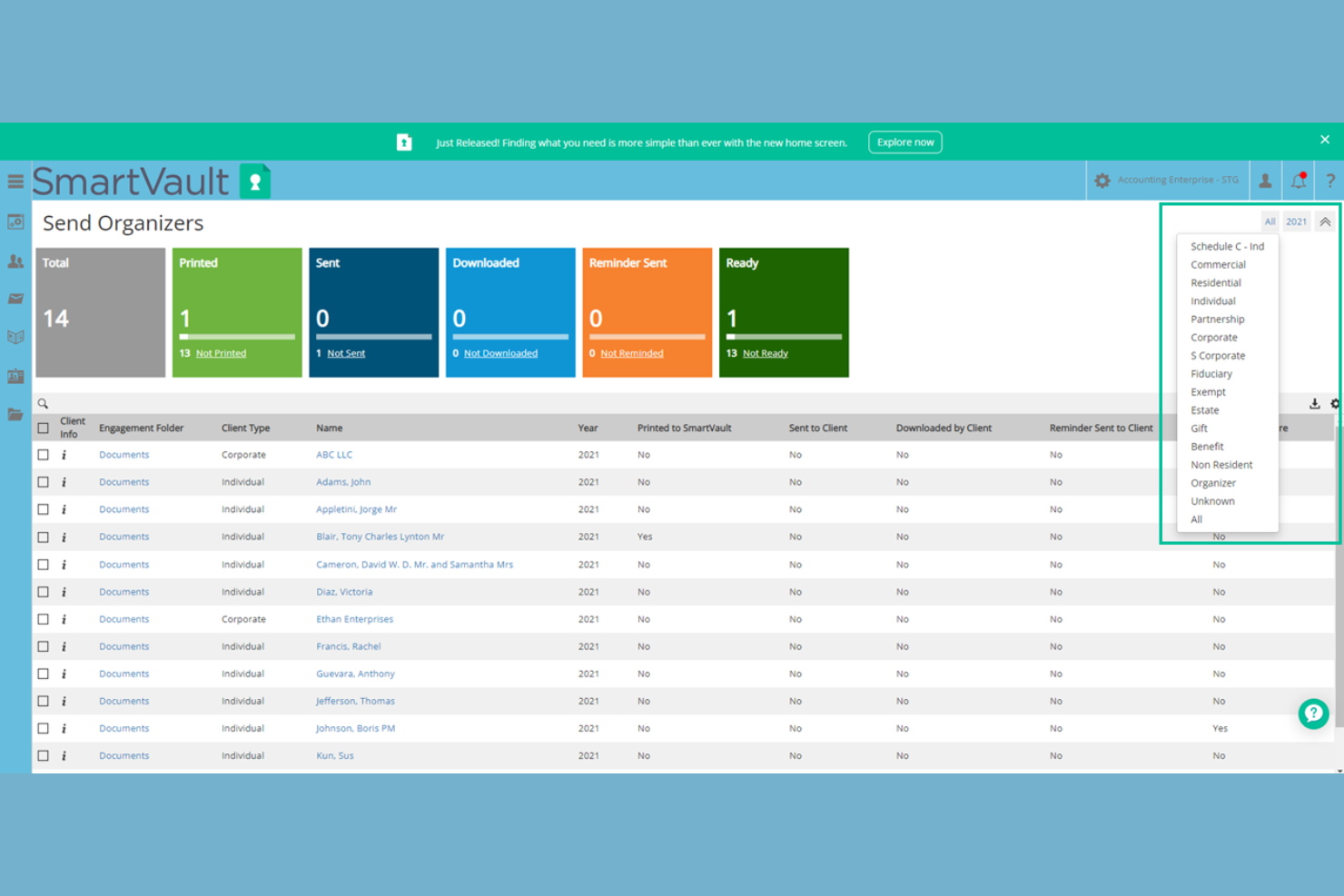 SmartVault screenshot - 10 beste softwareoplossingen voor documentbeheer van klanten voor 2026