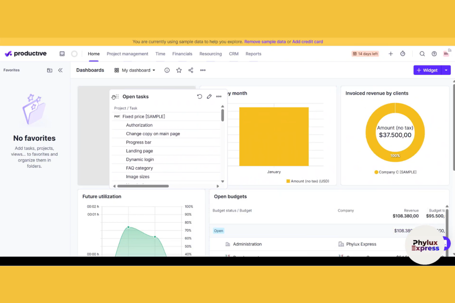 Productive screenshot - 10 beste Plutio-alternatieven geselecteerd voor 2026