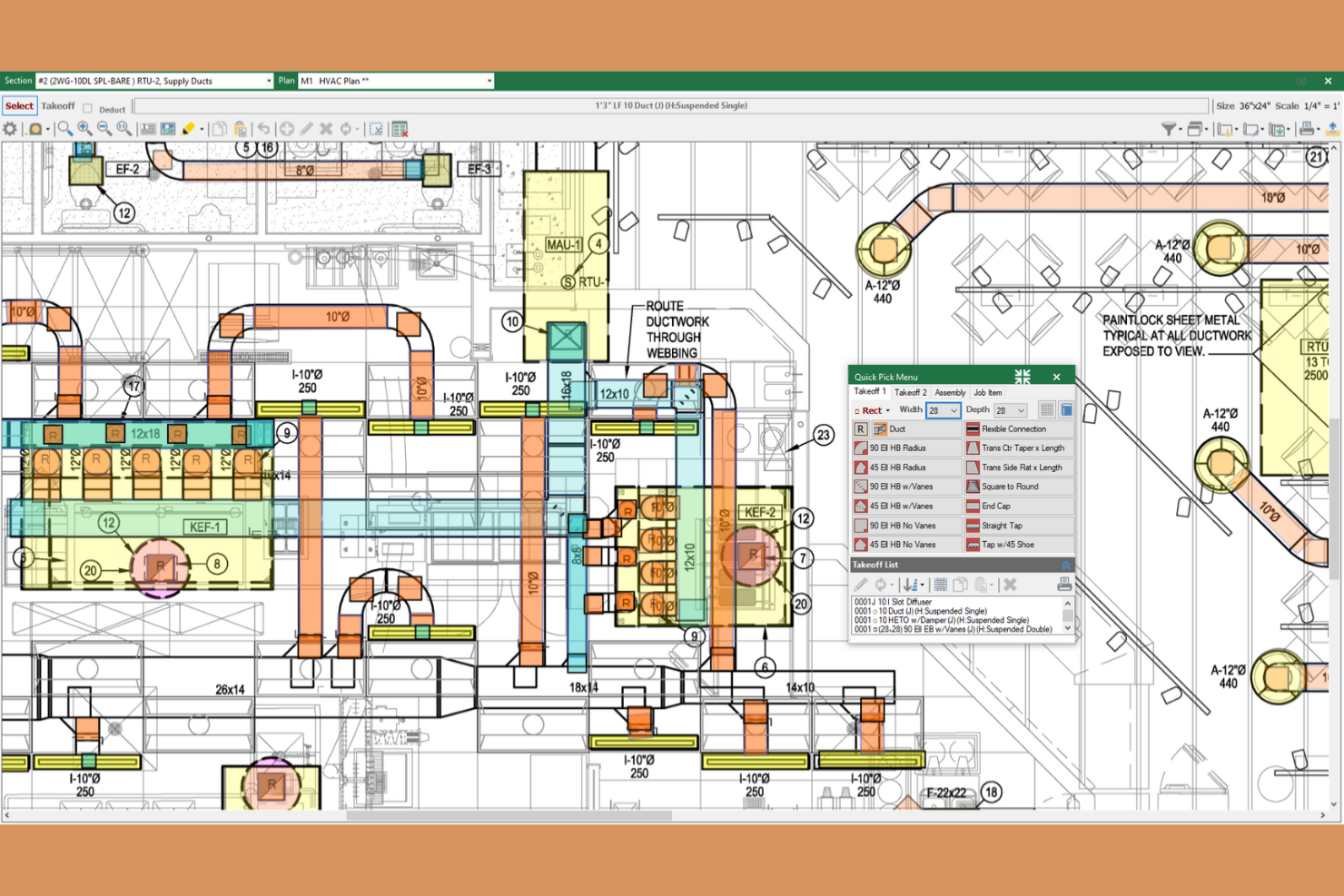 FastDUCT screenshot - 10 beste software voor HVAC-ramingen beoordeeld in 2026