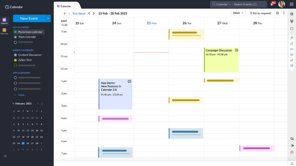 Calendar App screenshot - 10 beste agendasoftware beoordeeld in 2026