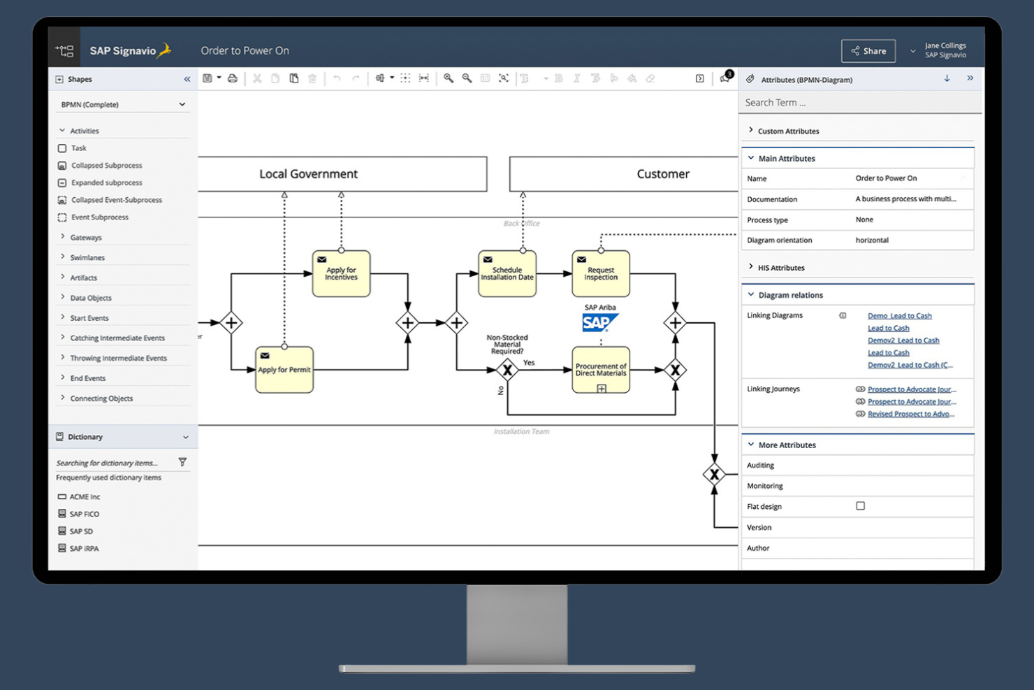 SAP Signavio Process Modeler screenshot - 10 beste software voor procesmapping beoordeeld in 2026