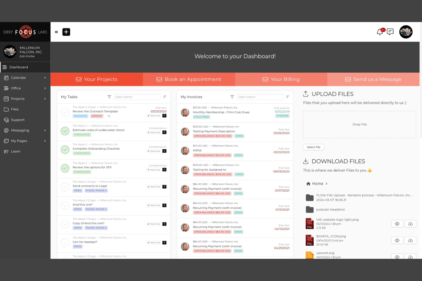 SuiteDash screenshot - 10 beste klantportaalsoftware voor kleine bedrijven beoordeeld in 2026